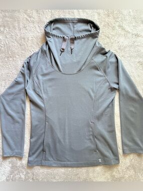 Mountain Hardwear Women’s Cowl Neck Performance Pullover Gray Size M